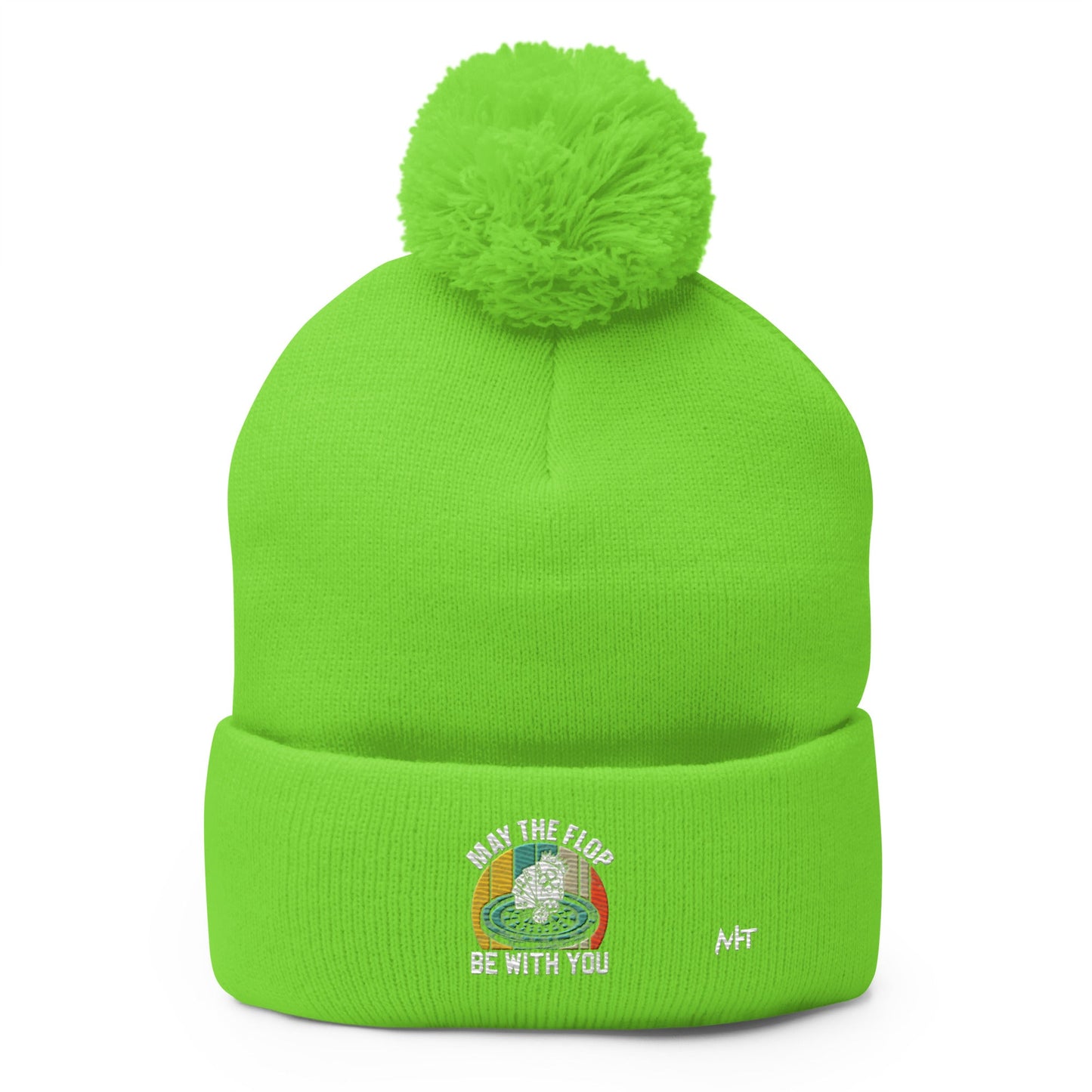 May the Flop be with you - Pom-Pom Beanie by DarkByteGear