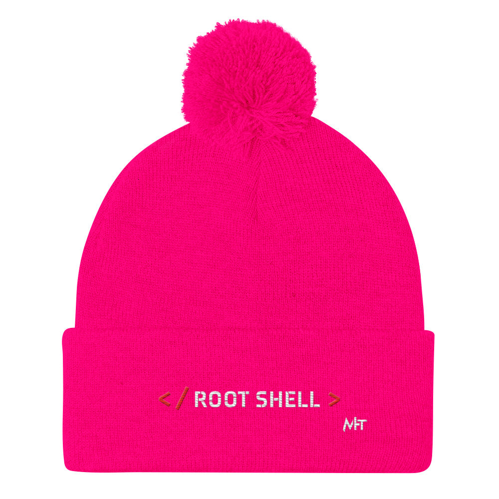 Root Shell - Pom-Pom Beanie by DarkByteGear