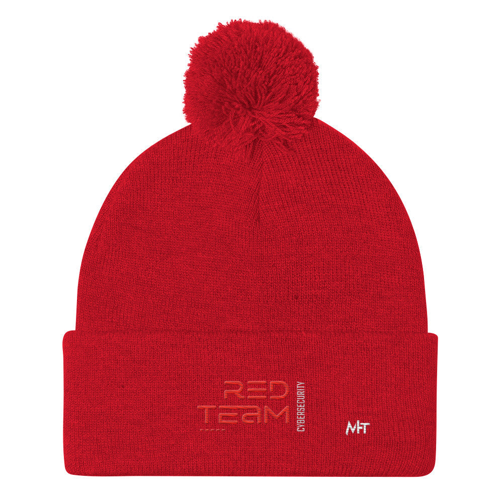 Cyber Security Red Team V11 - Pom-Pom Beanie by DarkByteGear