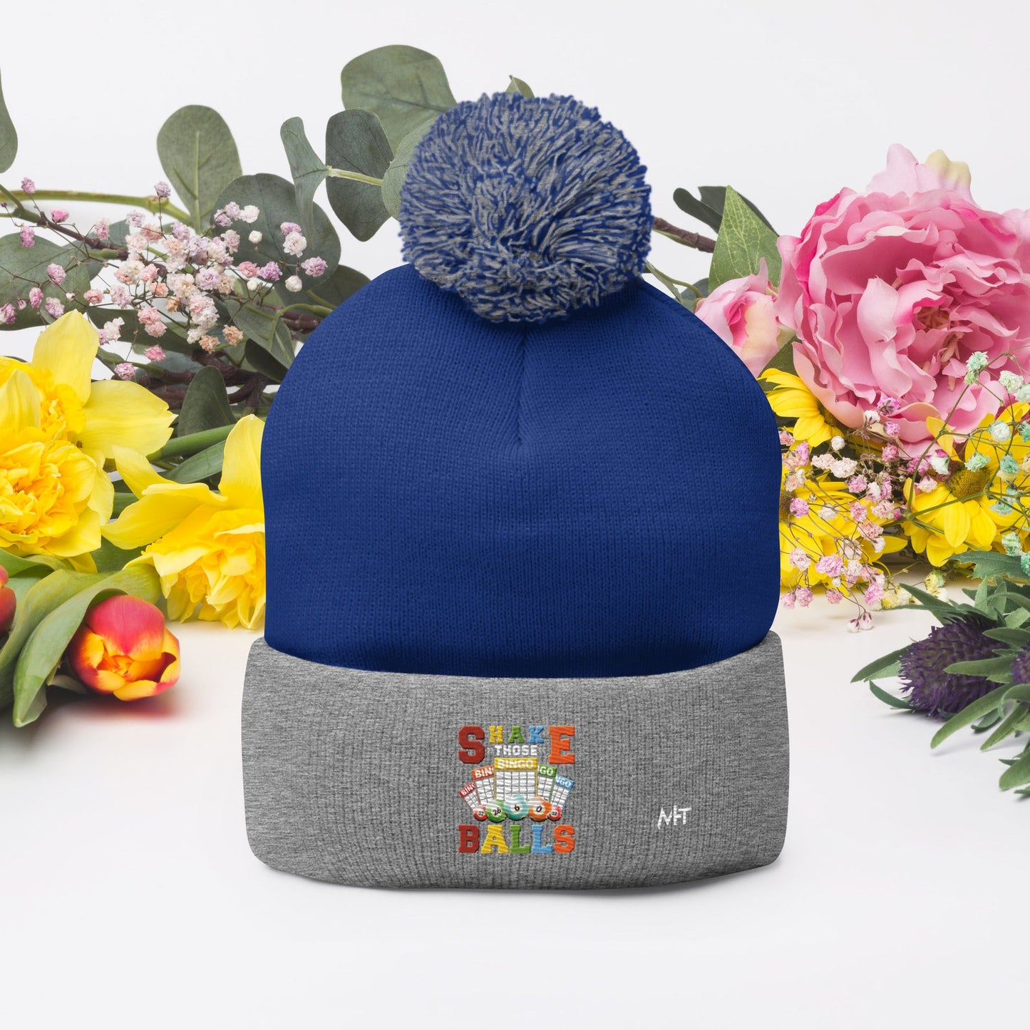 Shake those Bingo Balls - Pom-Pom Beanie by DarkByteGear