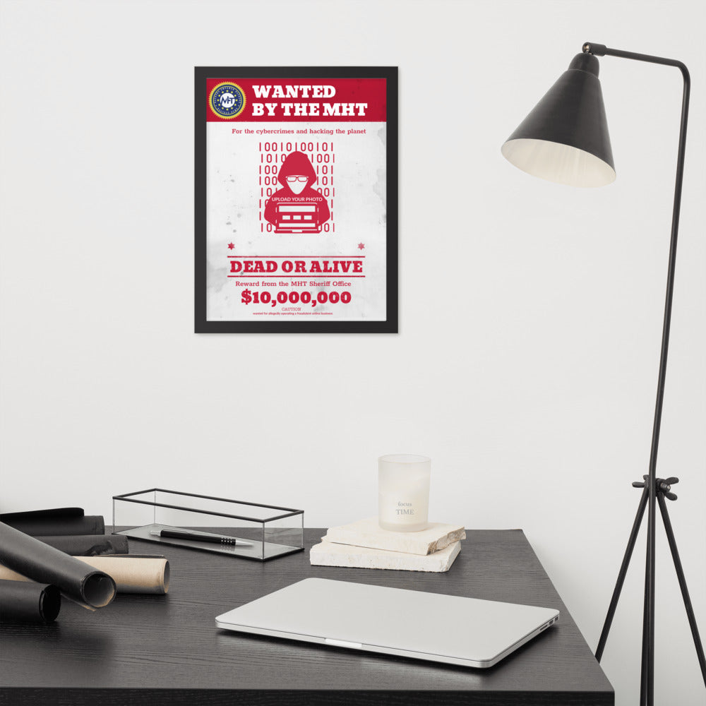 Billy the Skid V.1 your name - photo - Framed photo paper poster by DarkByteGear