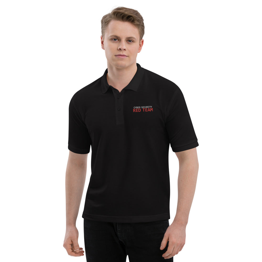 Cyber Security Red Team - Men's Premium Polo by DarkByteGear