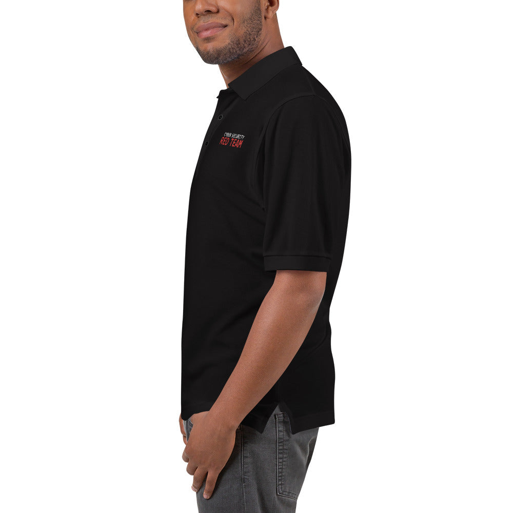 Cyber Security Red Team - Men's Premium Polo by DarkByteGear