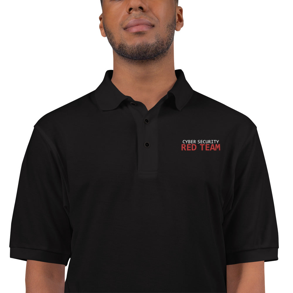 Cyber Security Red Team - Men's Premium Polo by DarkByteGear