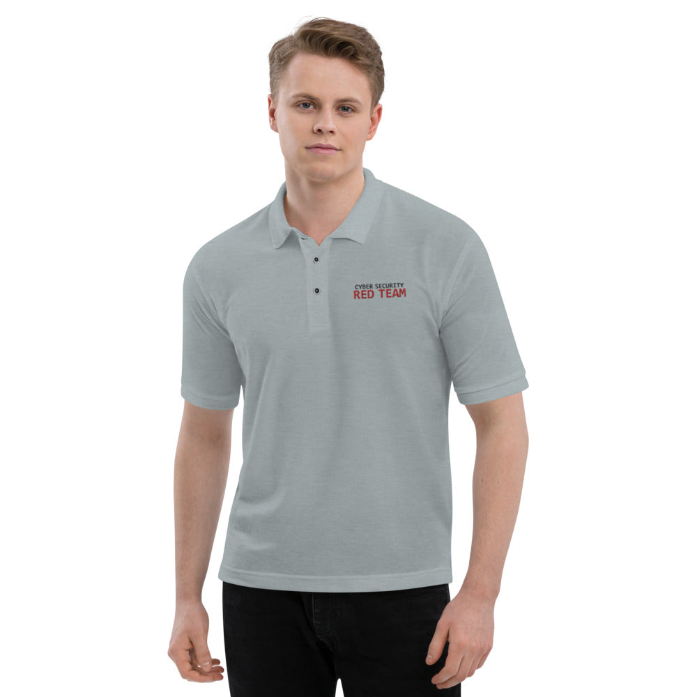 Cyber Security Red Team - Men's Premium Polo by DarkByteGear
