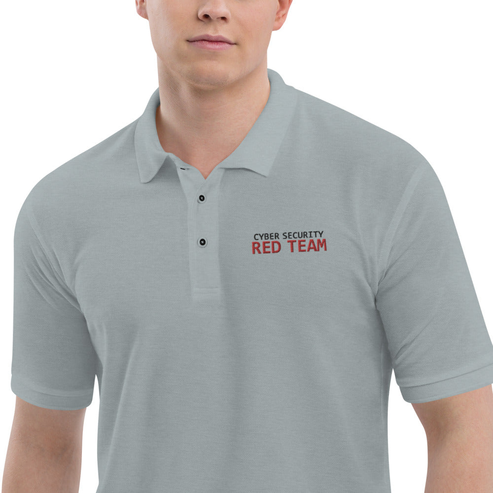 Cyber Security Red Team - Men's Premium Polo by DarkByteGear