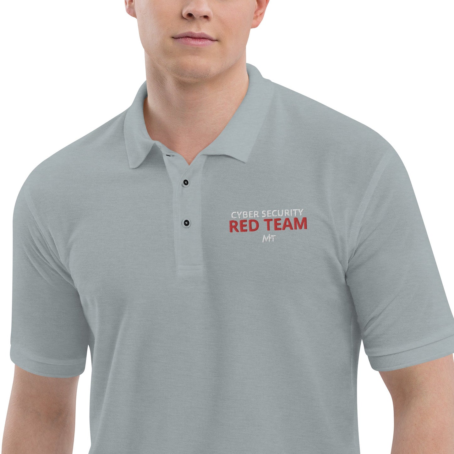 Cyber security Red Team - Men's Premium Polo by DarkByteGear