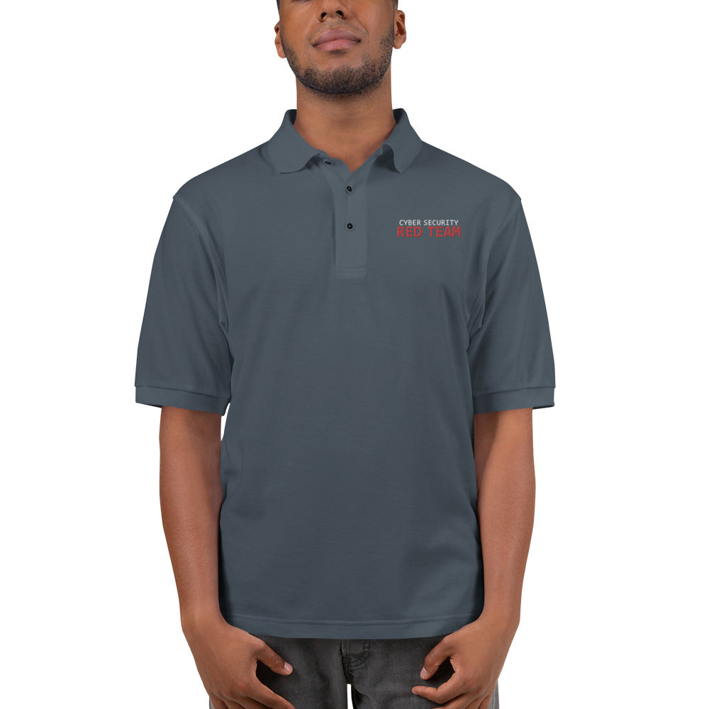 Cyber Security Red Team - Men's Premium Polo by DarkByteGear