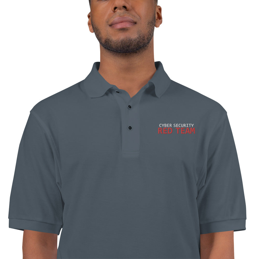 Cyber Security Red Team - Men's Premium Polo by DarkByteGear