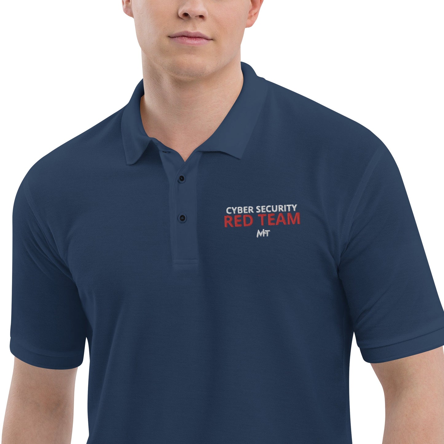 Cyber security Red Team - Men's Premium Polo by DarkByteGear