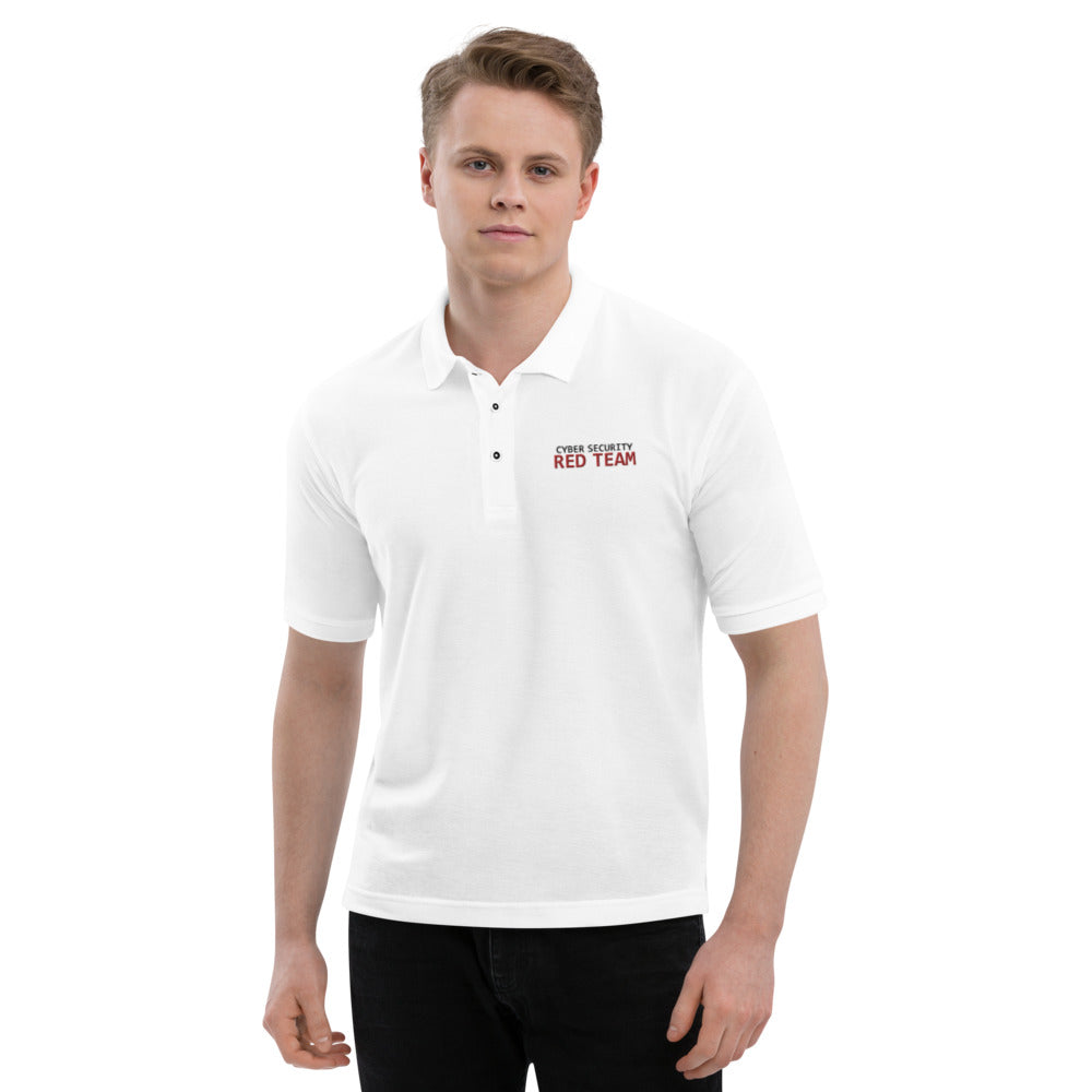 Cyber Security Red Team - Men's Premium Polo by DarkByteGear