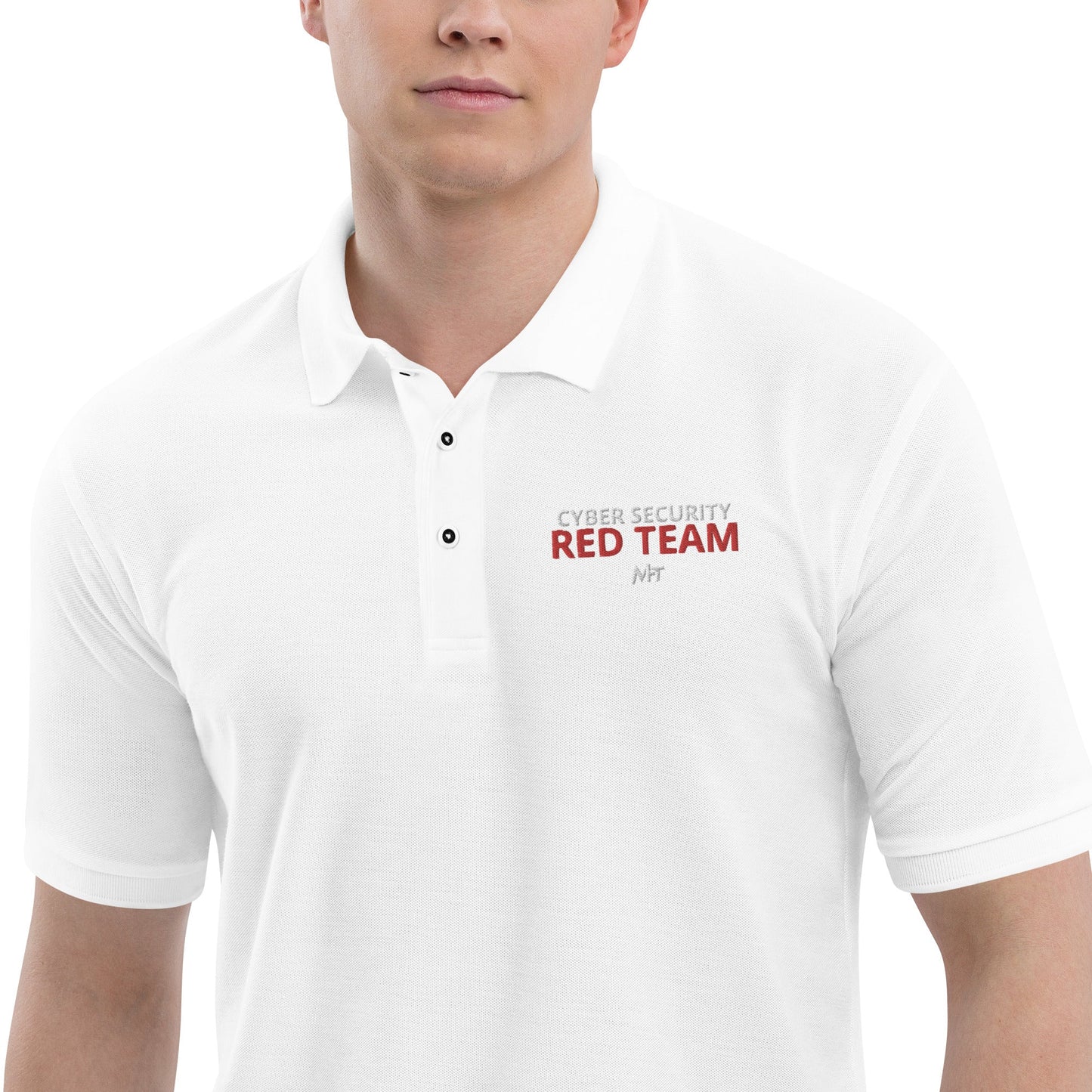 Cyber security Red Team - Men's Premium Polo by DarkByteGear