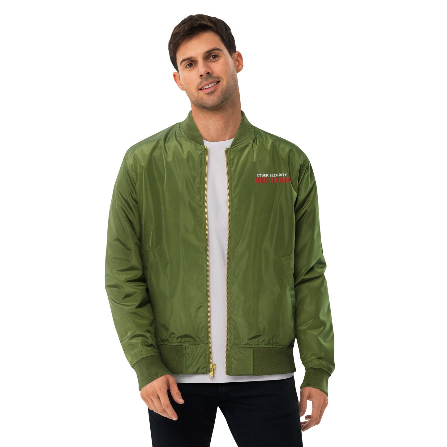 Cyber Security Red Team - Premium recycled bomber jacket by DarkByteGear