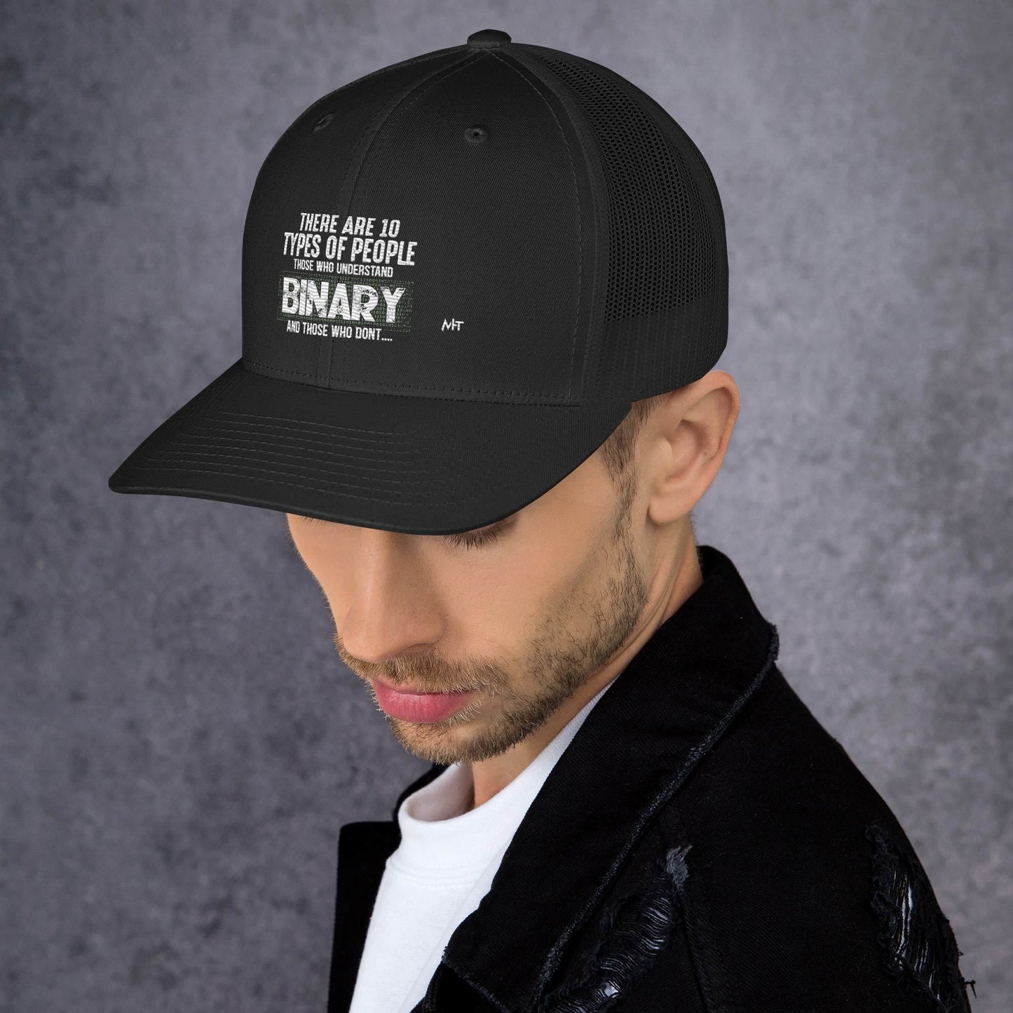 There are 10 types of people - Trucker Cap by DarkByteGear