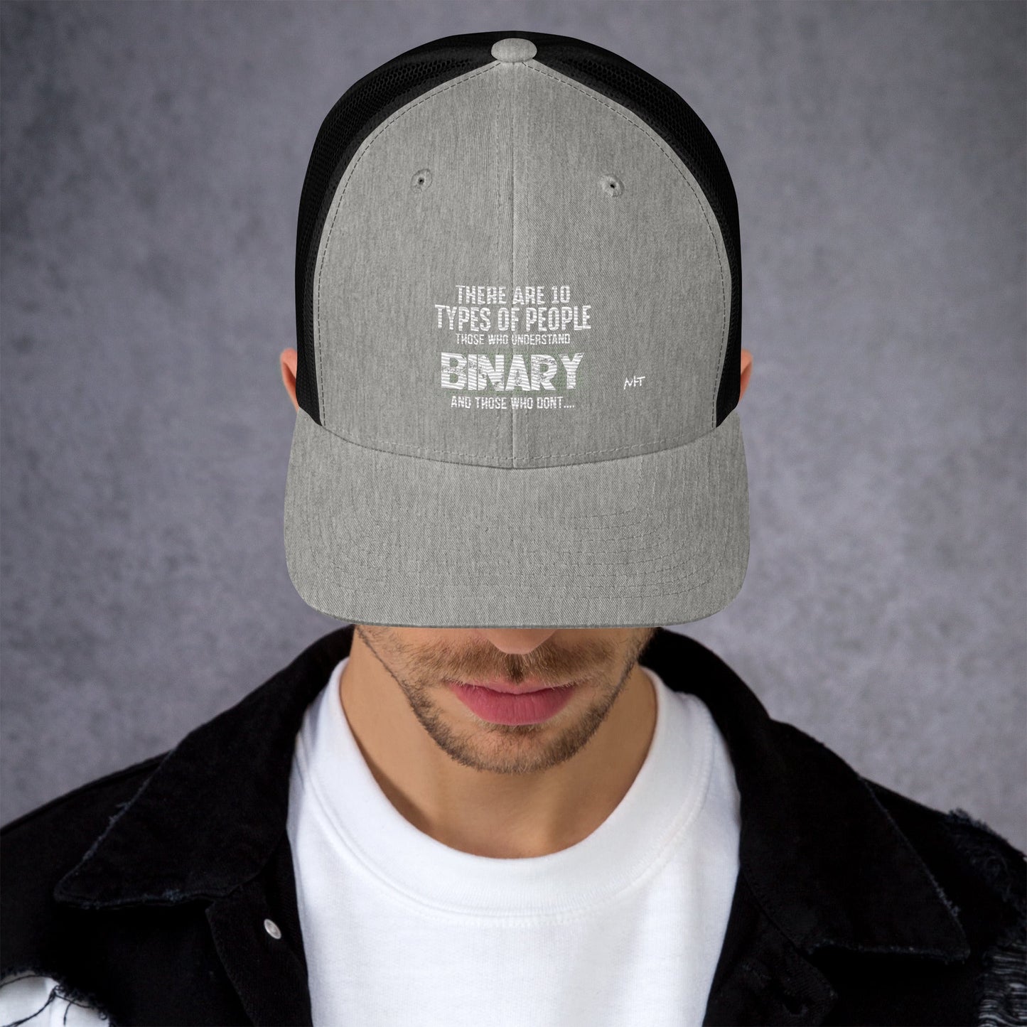 There are 10 types of people - Trucker Cap by DarkByteGear