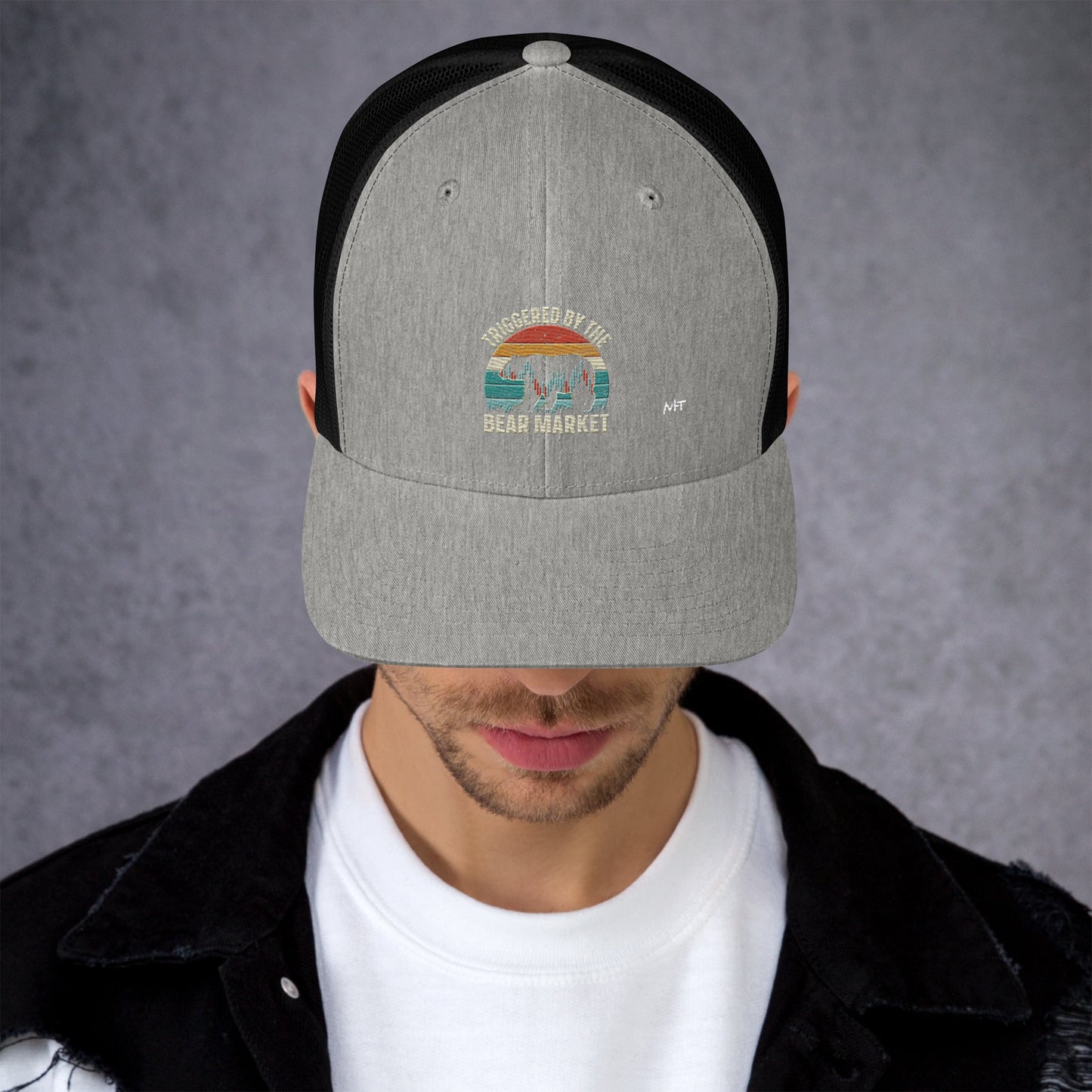 Triggered by the Bear Market - Trucker Cap by DarkByteGear