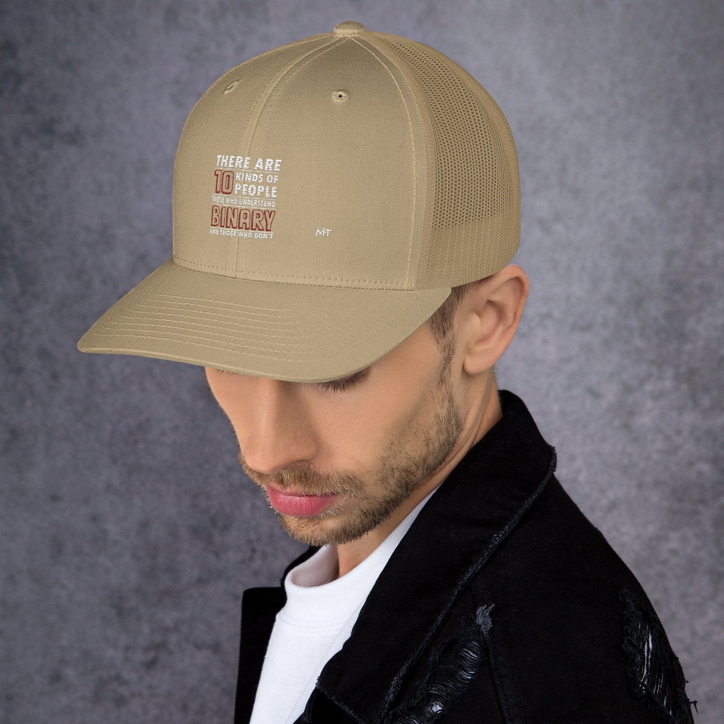 There are 10 kinds of People - Trucker Cap by DarkByteGear