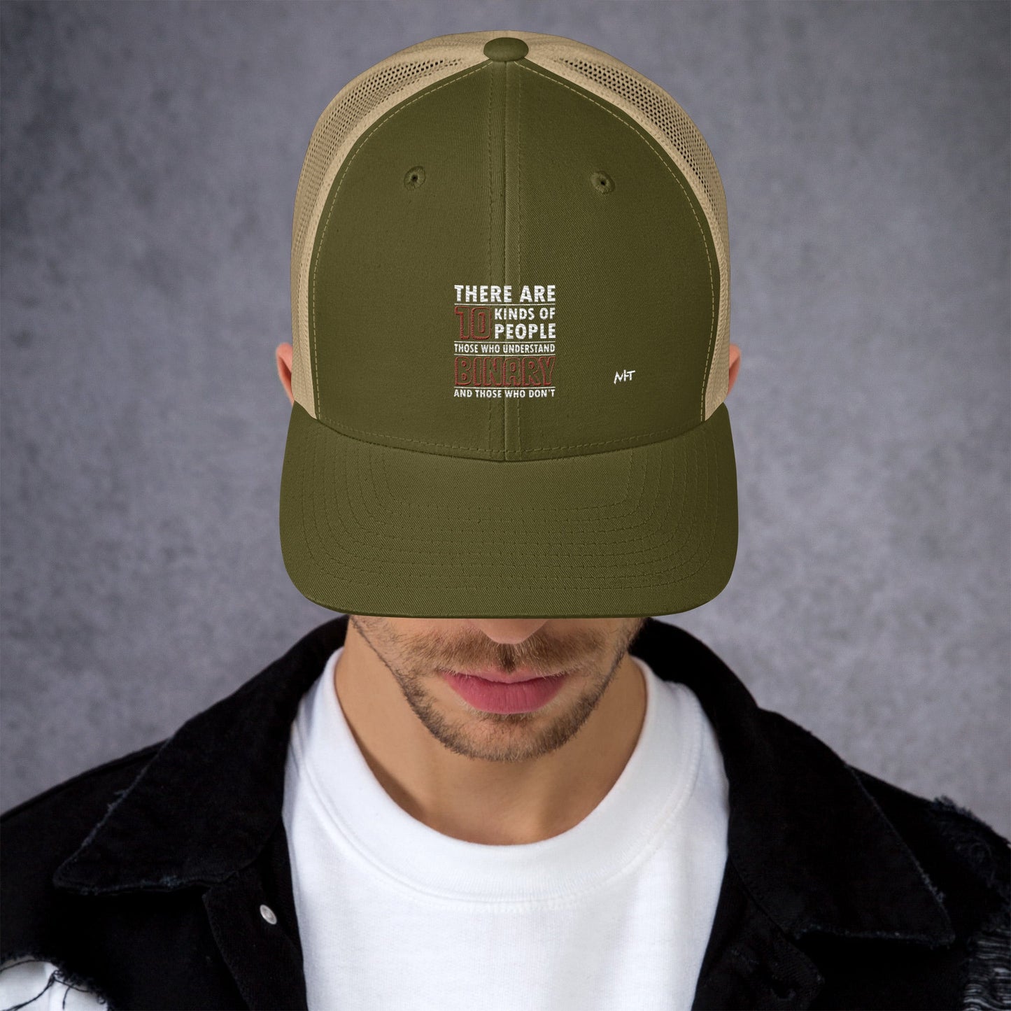There are 10 kinds of People - Trucker Cap by DarkByteGear