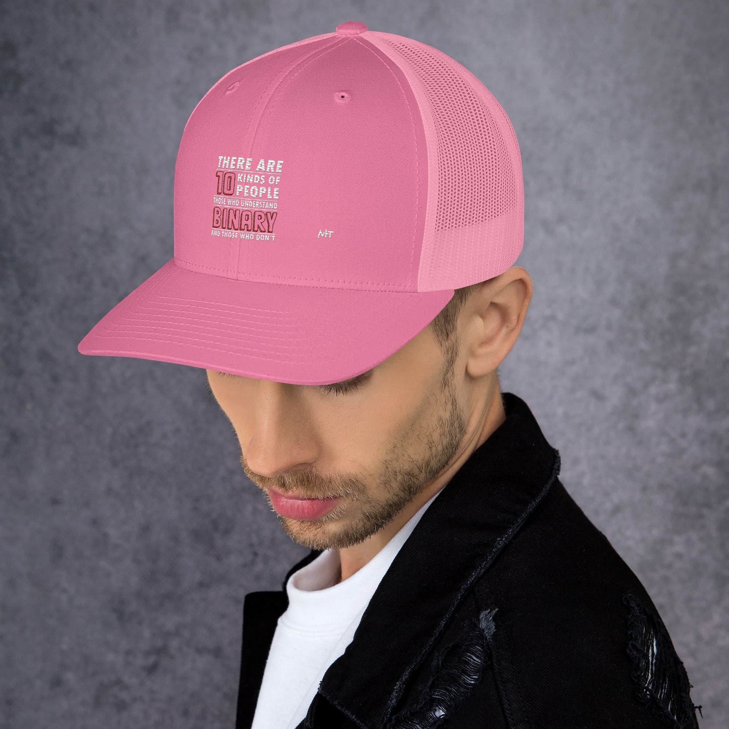 There are 10 kinds of People - Trucker Cap by DarkByteGear