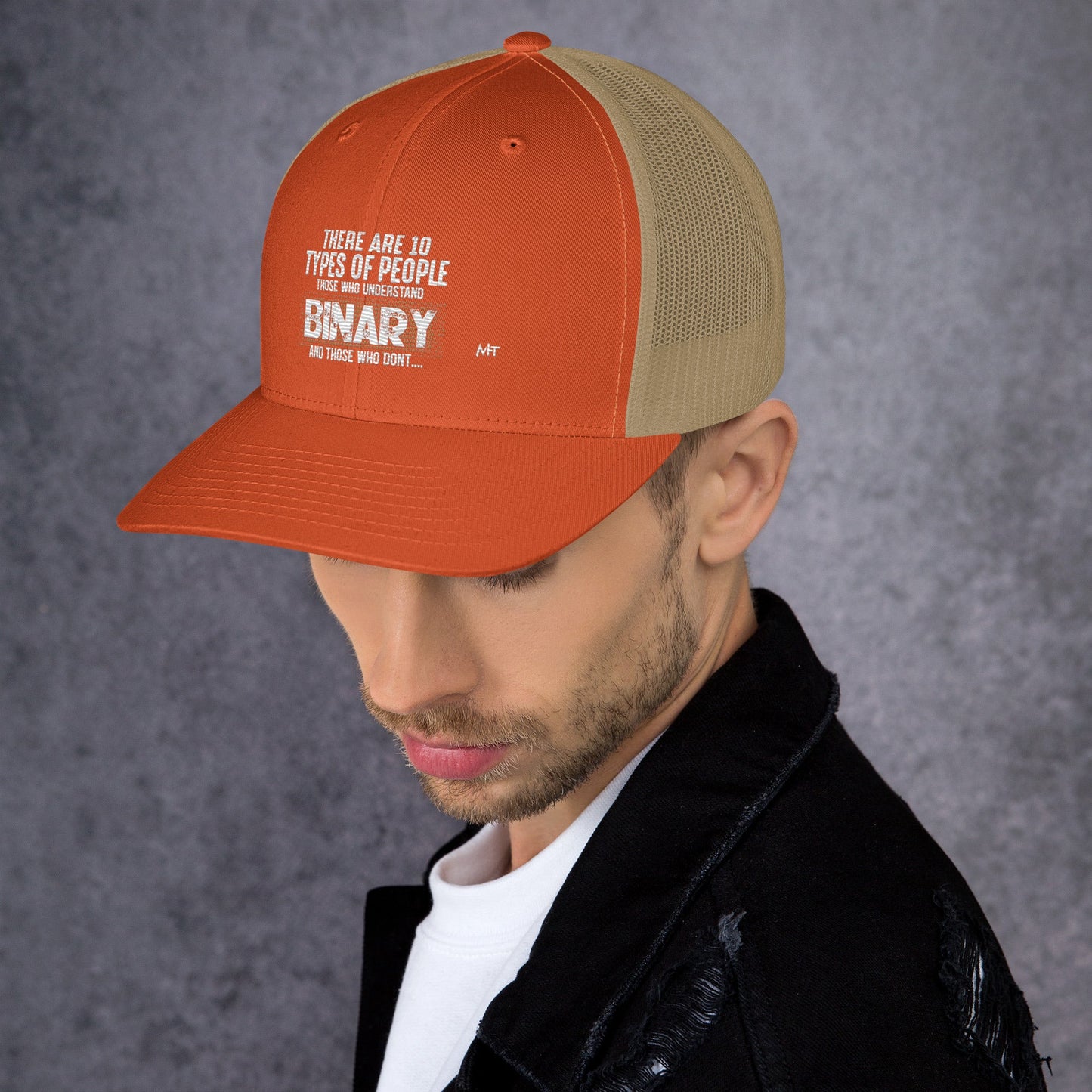 There are 10 types of people - Trucker Cap by DarkByteGear