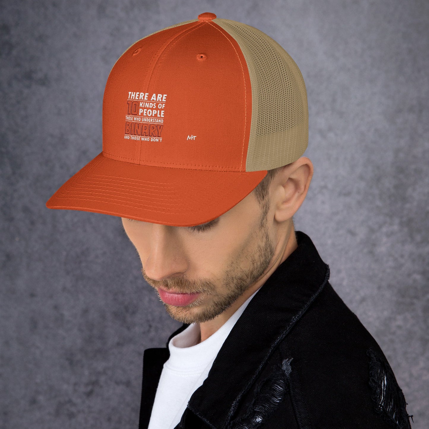 There are 10 kinds of People - Trucker Cap by DarkByteGear