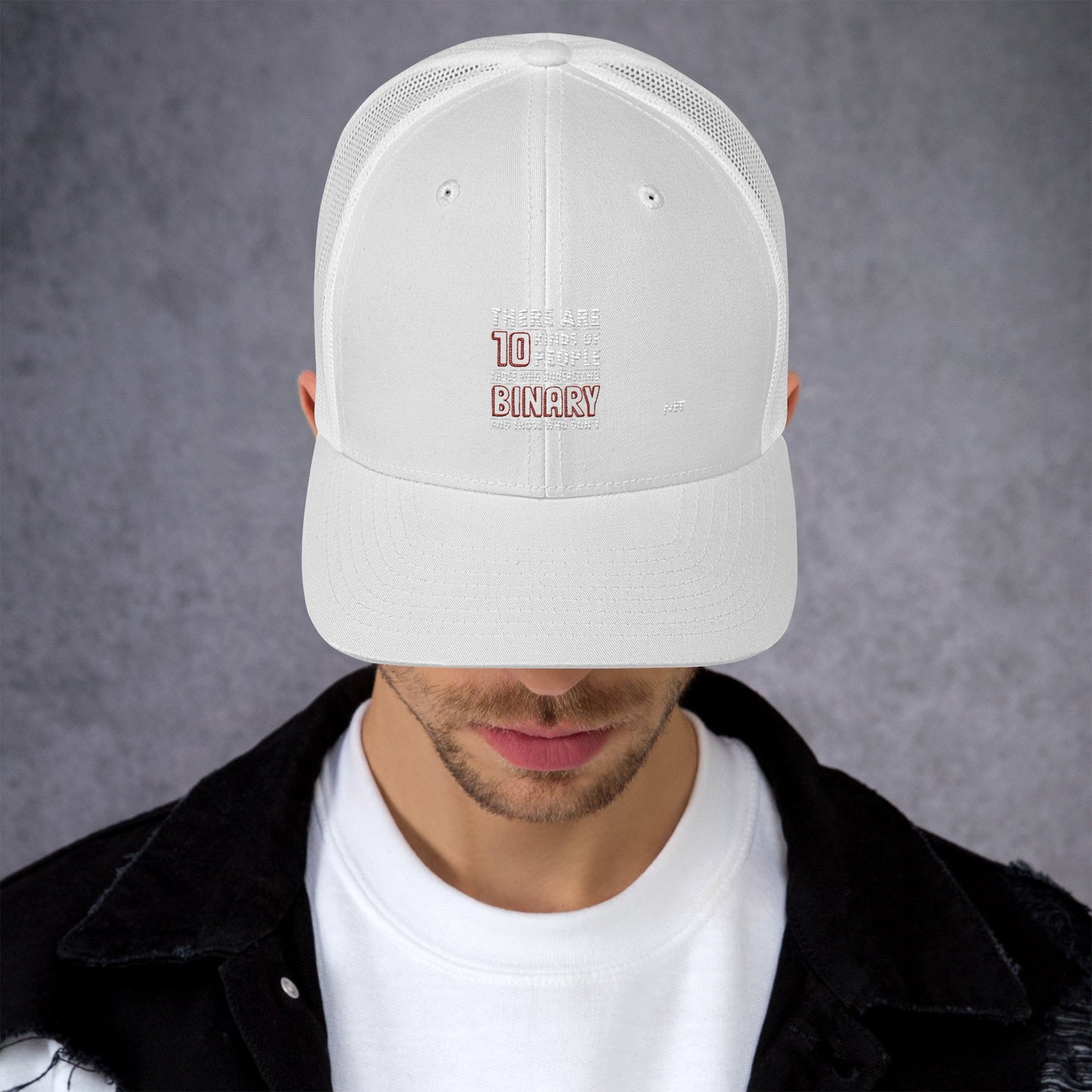 There are 10 kinds of People - Trucker Cap by DarkByteGear