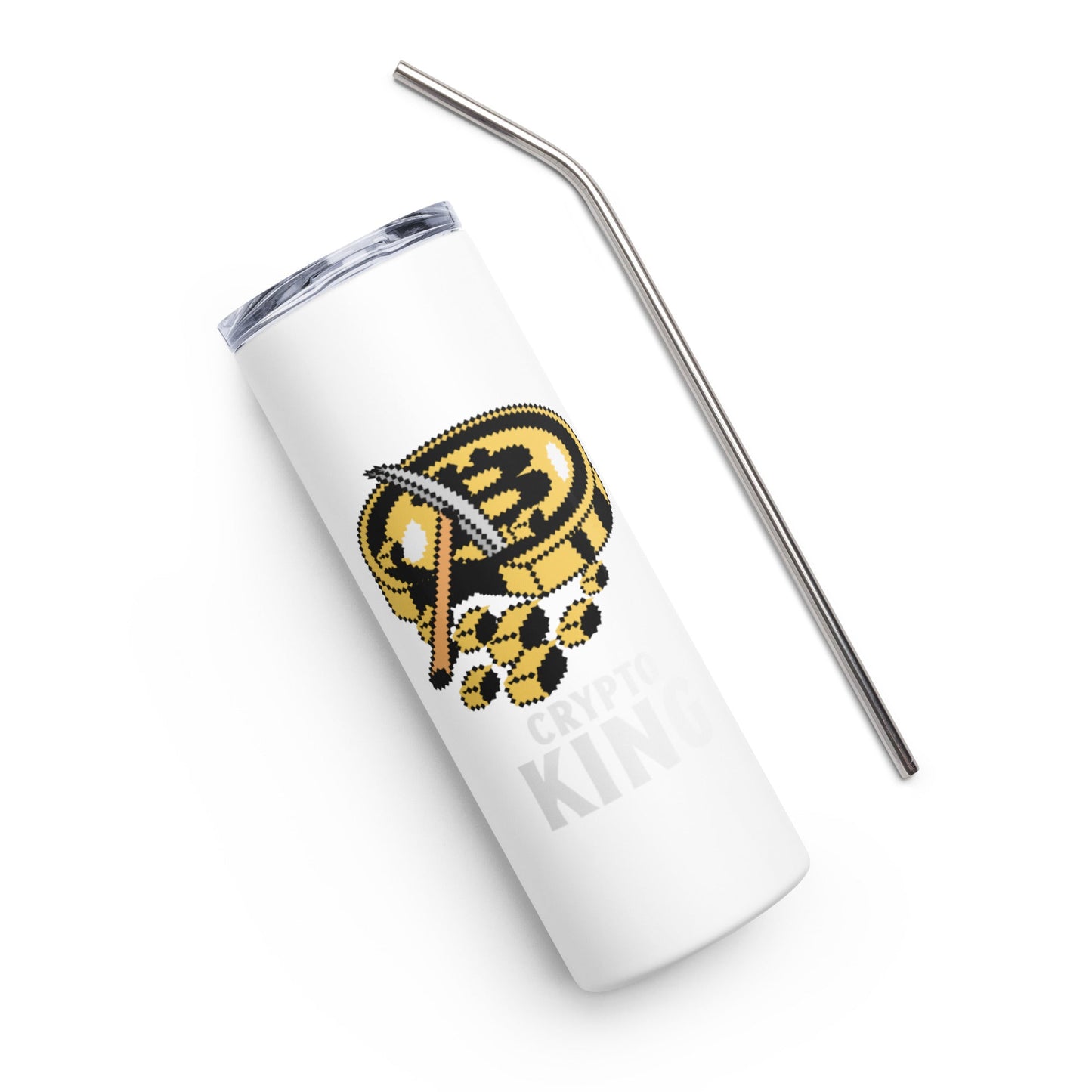 Crypto King - Stainless steel tumbler by DarkByteGear