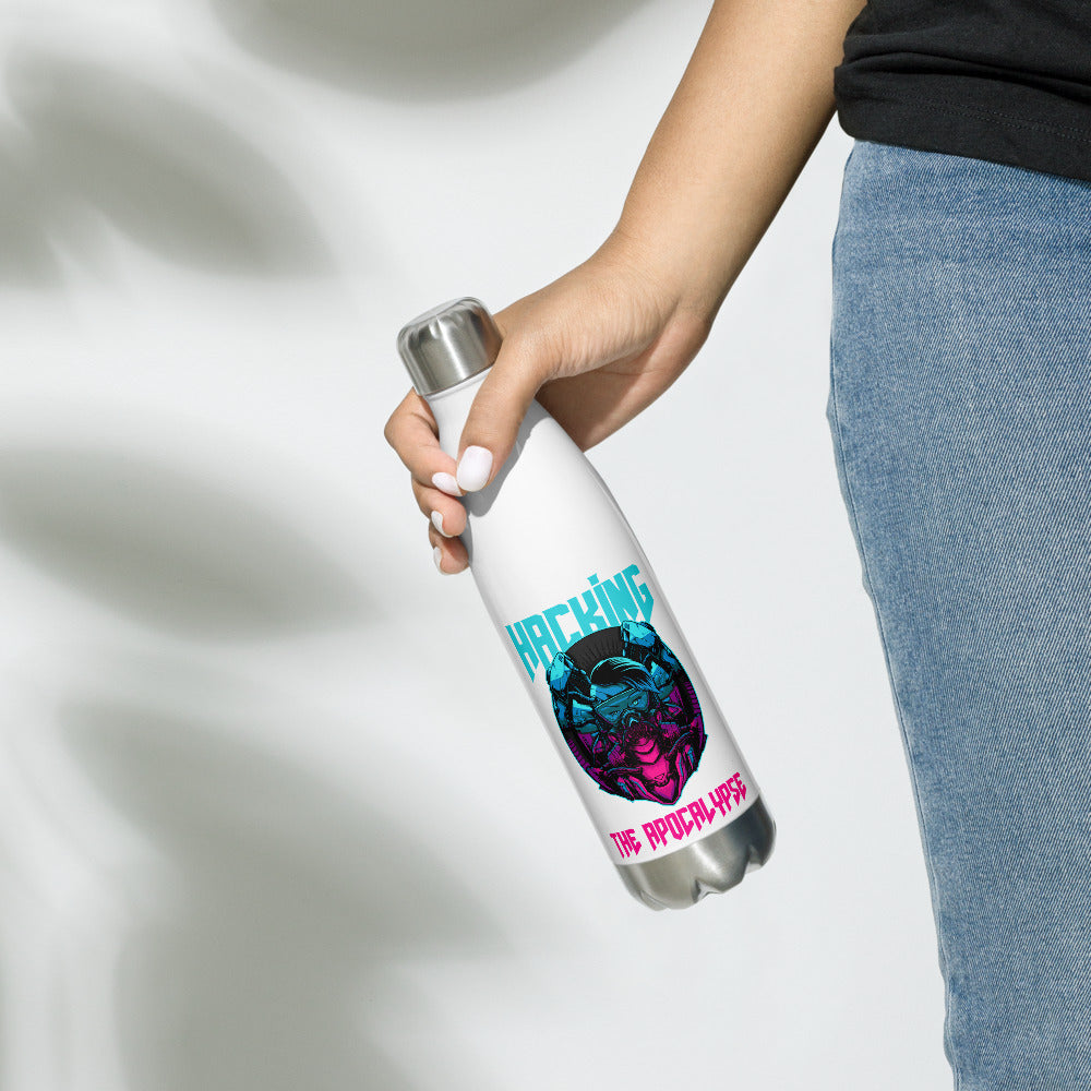 Hacking the Apocalypse v2 - Stainless Steel Water Bottle by DarkByteGear
