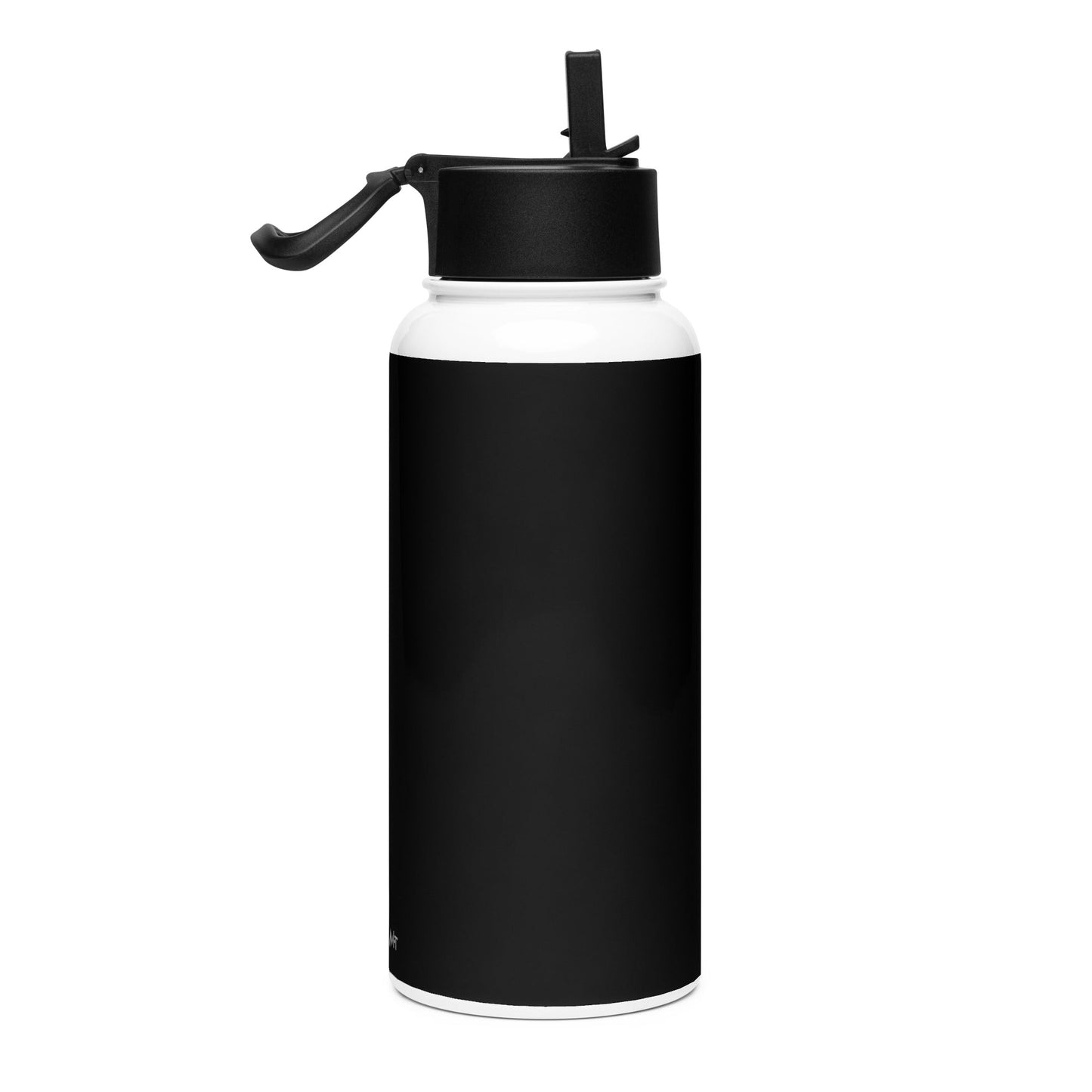 Forged by Athletes - Stainless steel water bottle with a straw lid by DarkByteGear