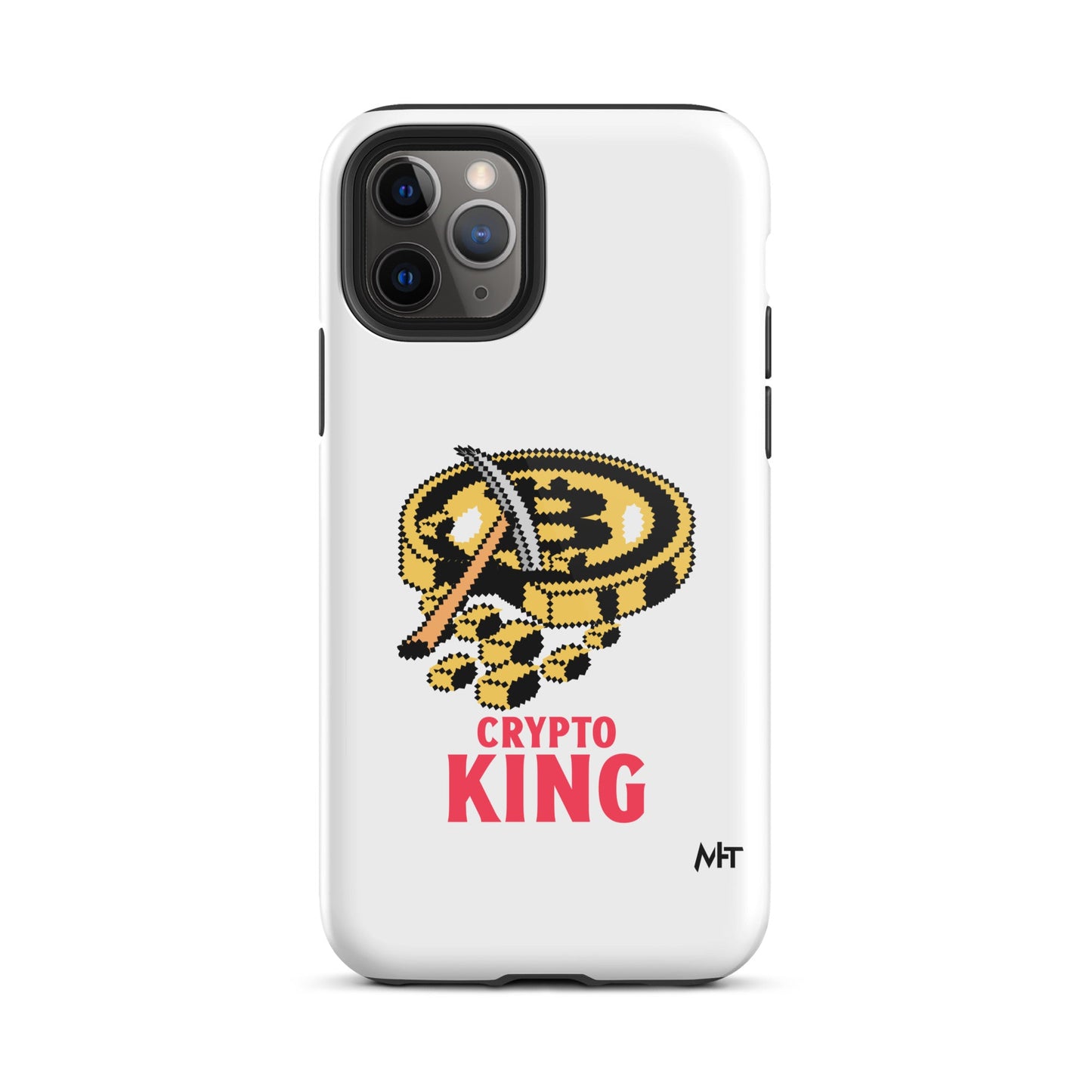 Crypto King - Tough iPhone case by DarkByteGear