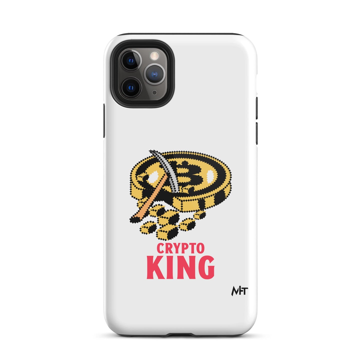 Crypto King - Tough iPhone case by DarkByteGear