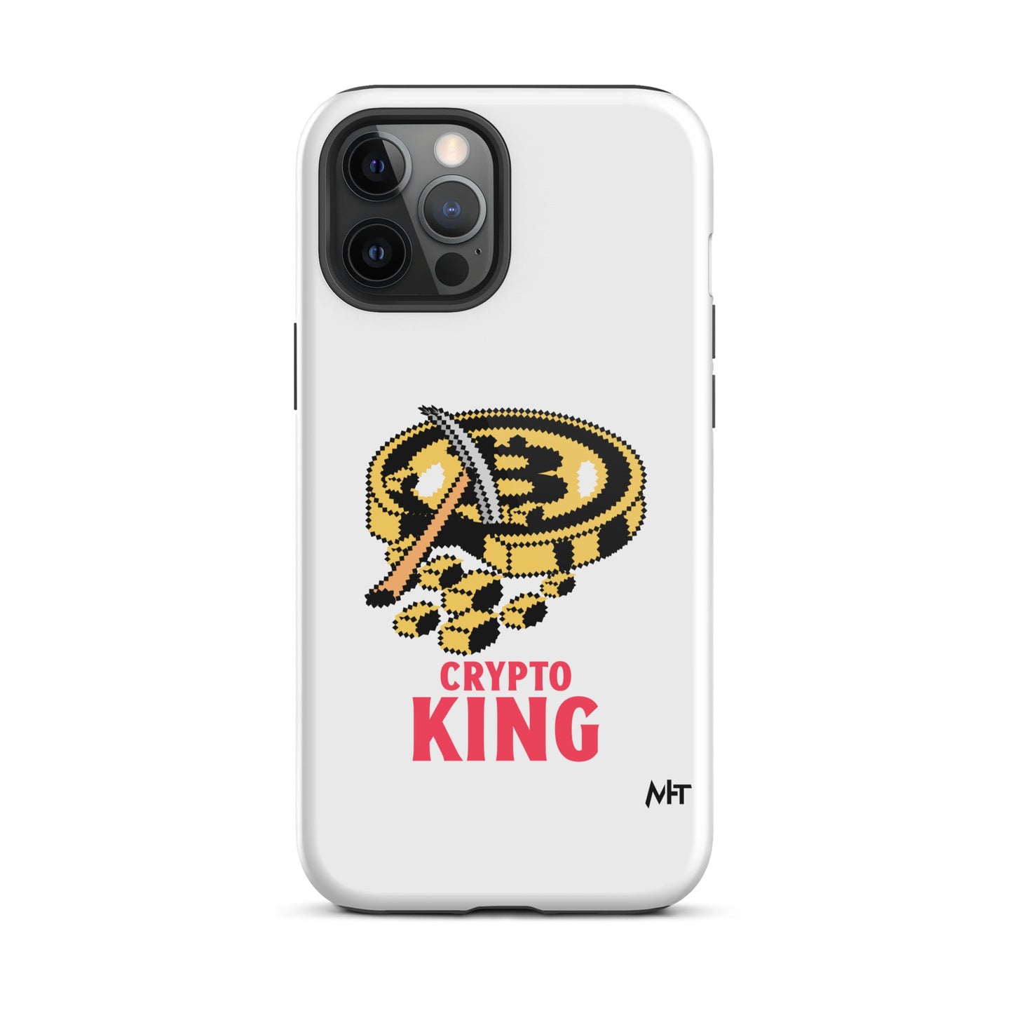 Crypto King - Tough iPhone case by DarkByteGear