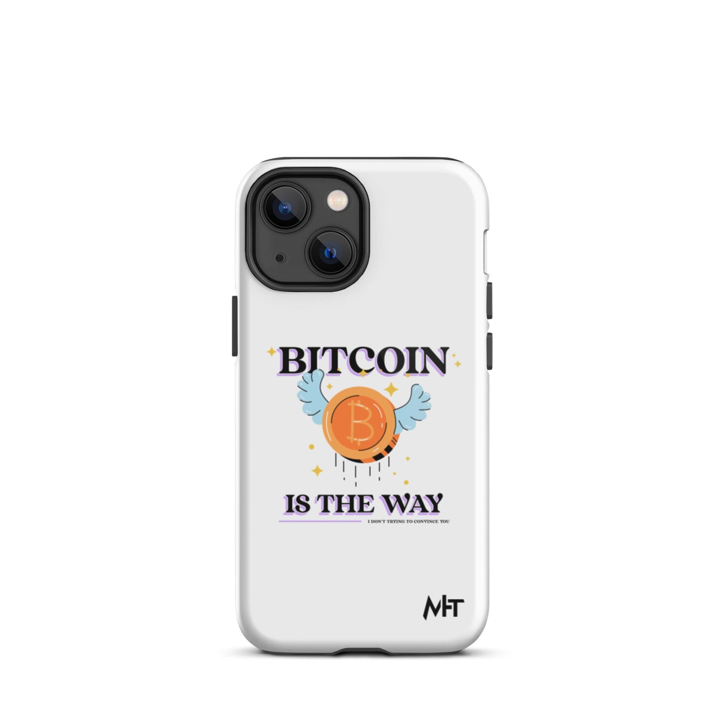 Bitcoin is the way - Tough iPhone case by DarkByteGear