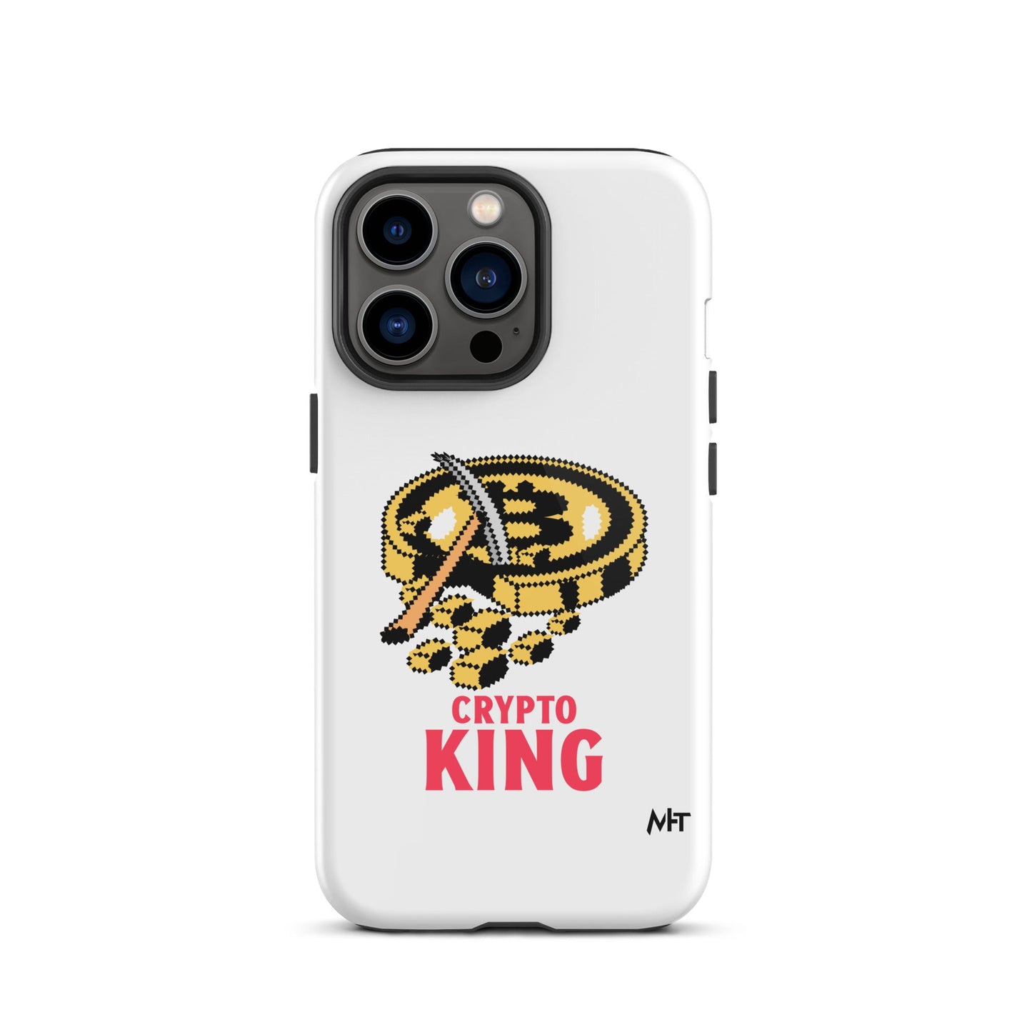 Crypto King - Tough iPhone case by DarkByteGear