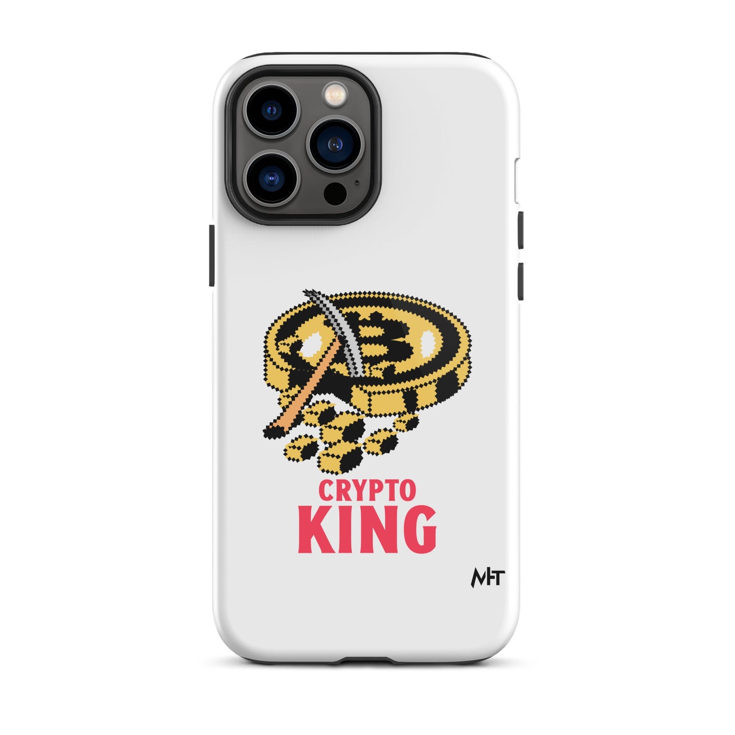 Crypto King - Tough iPhone case by DarkByteGear