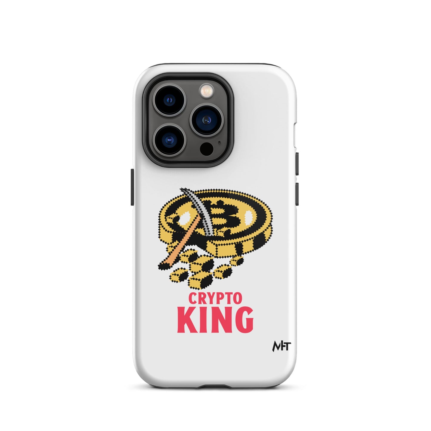 Crypto King - Tough iPhone case by DarkByteGear