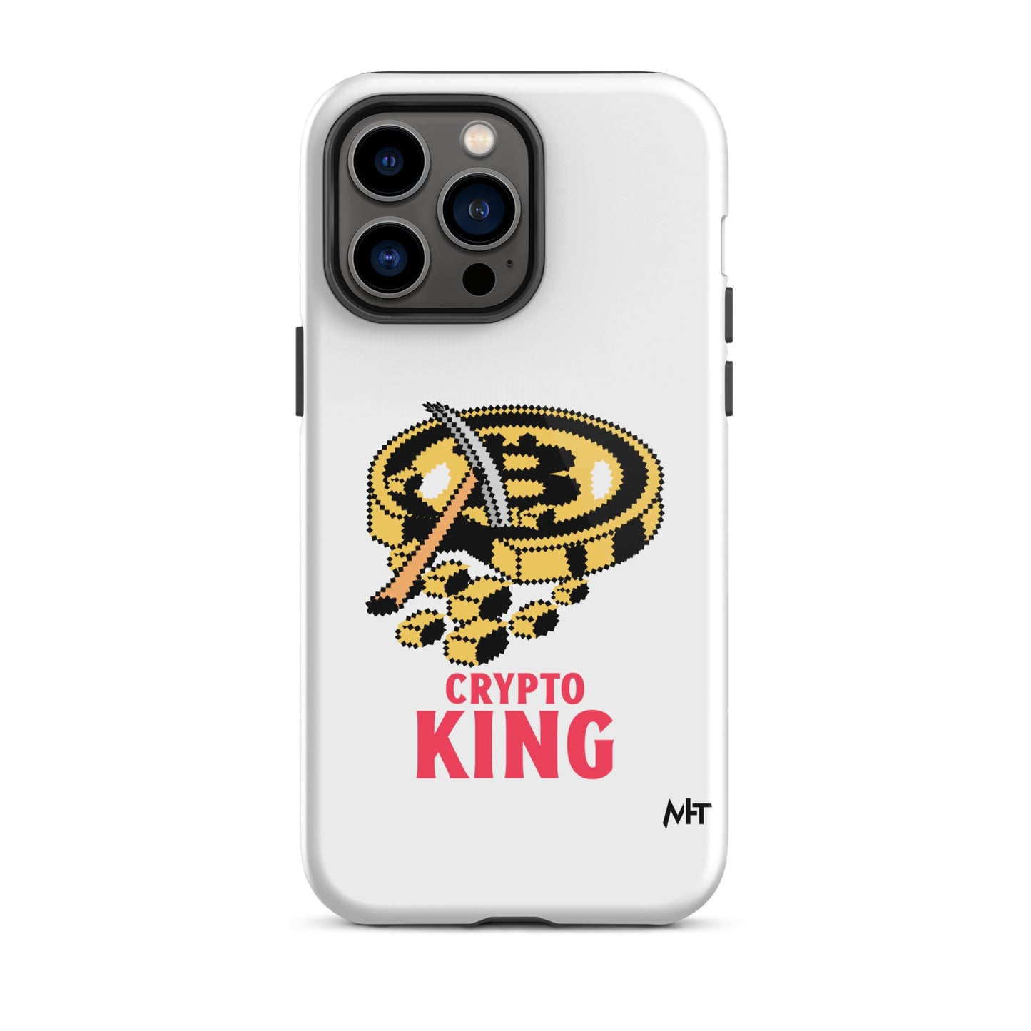 Crypto King - Tough iPhone case by DarkByteGear