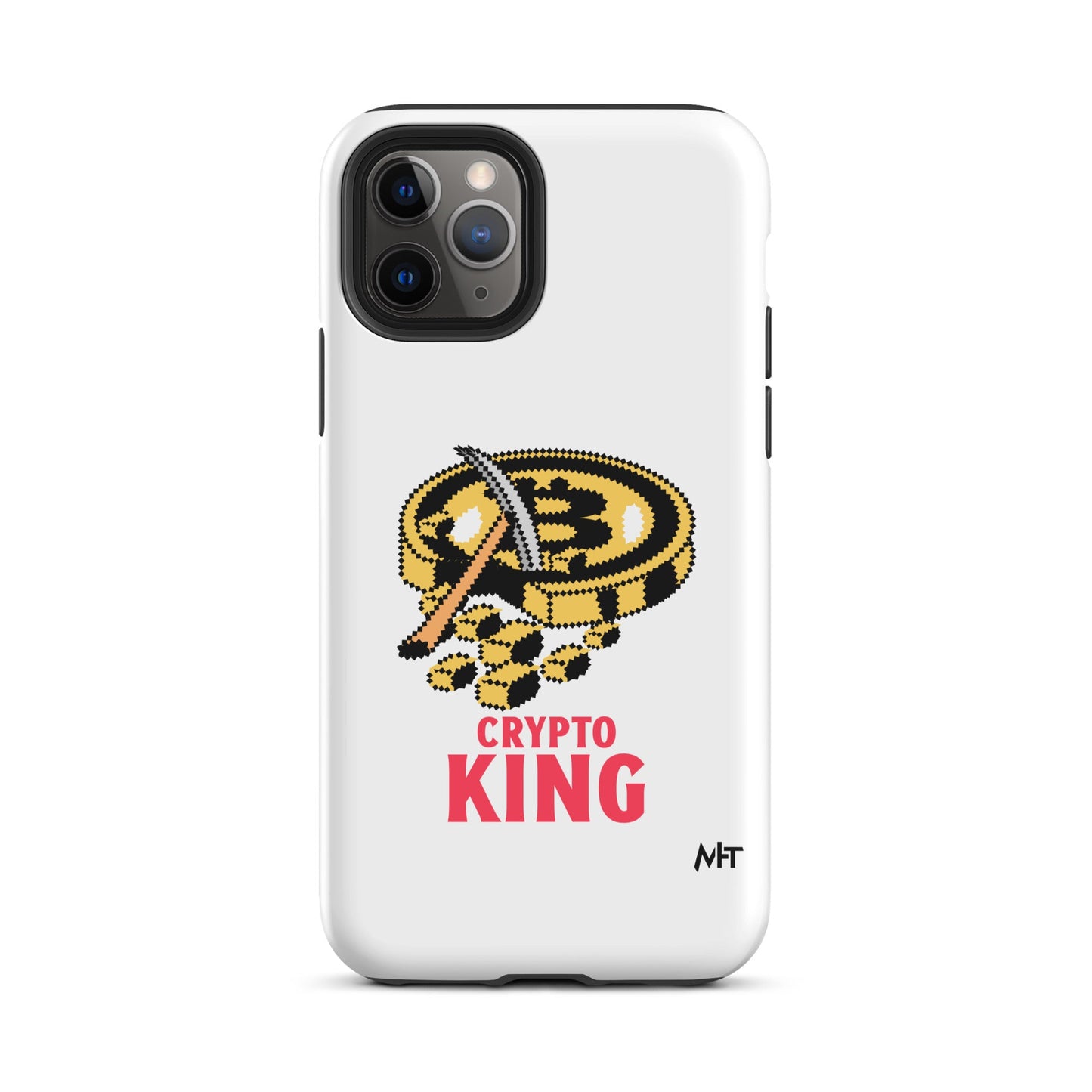 Crypto King - Tough iPhone case by DarkByteGear