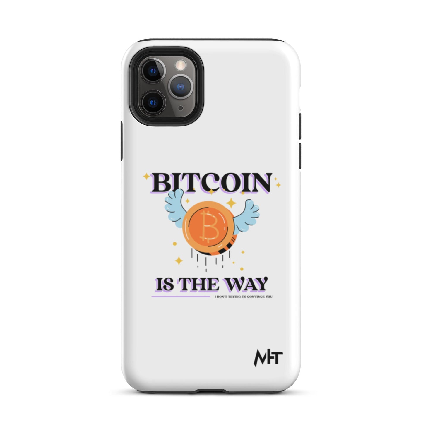 Bitcoin is the way - Tough iPhone case by DarkByteGear