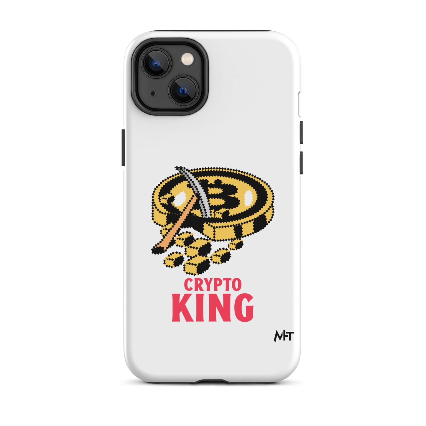 Crypto King - Tough iPhone case by DarkByteGear