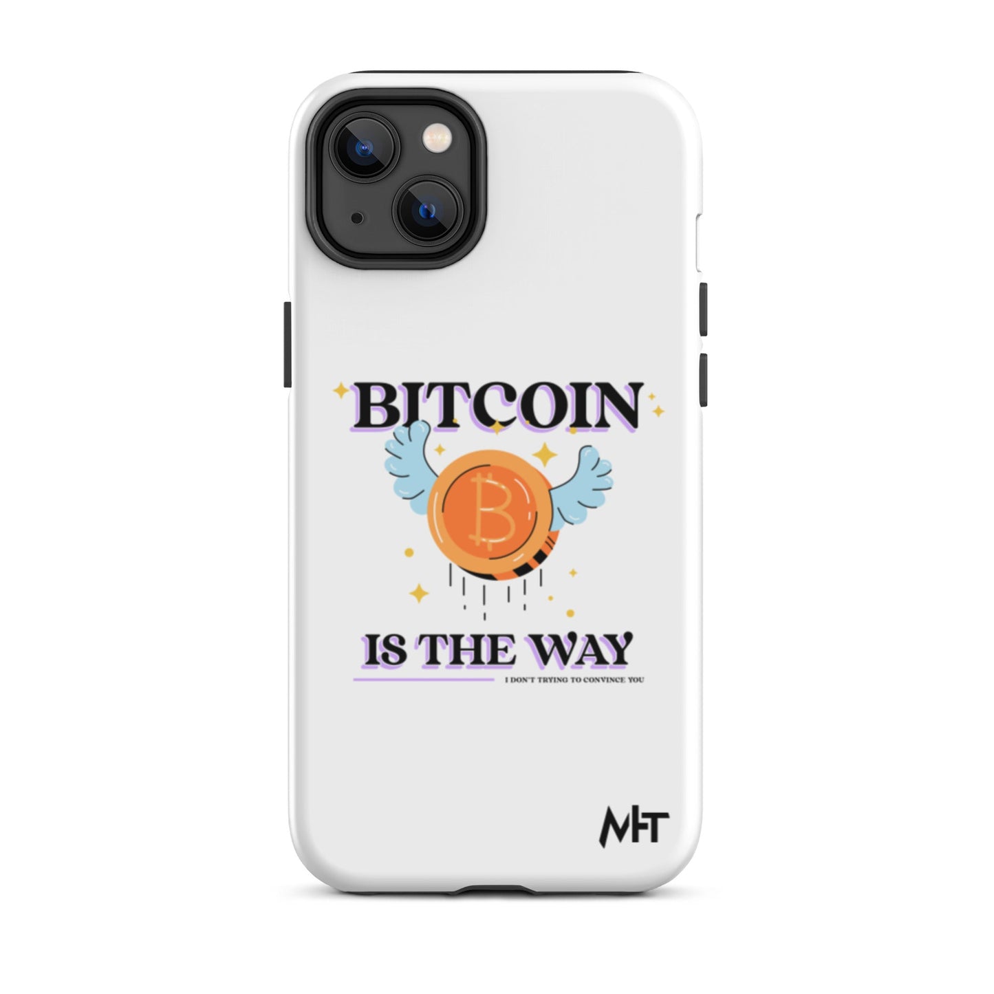 Bitcoin is the way - Tough iPhone case by DarkByteGear