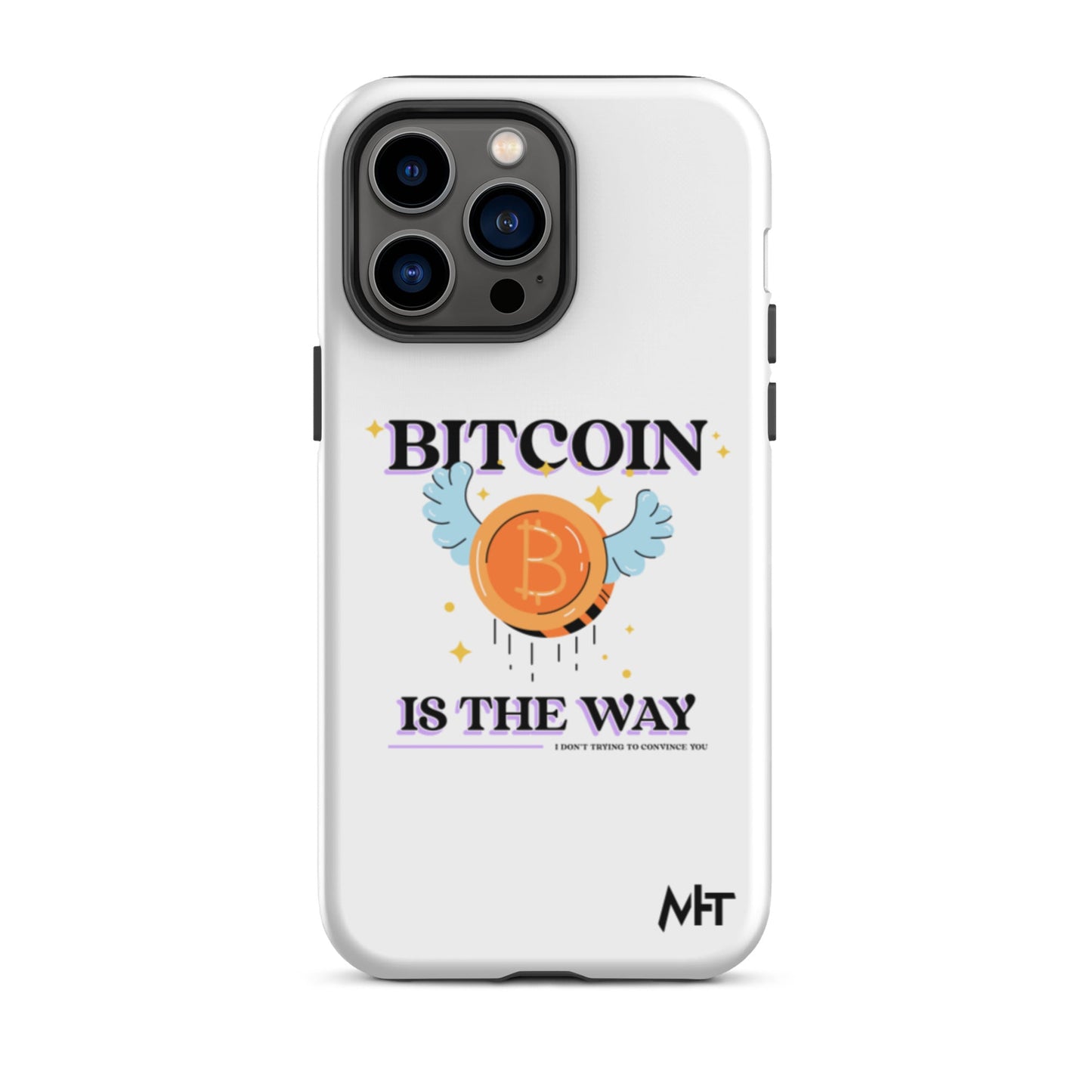 Bitcoin is the way - Tough iPhone case by DarkByteGear