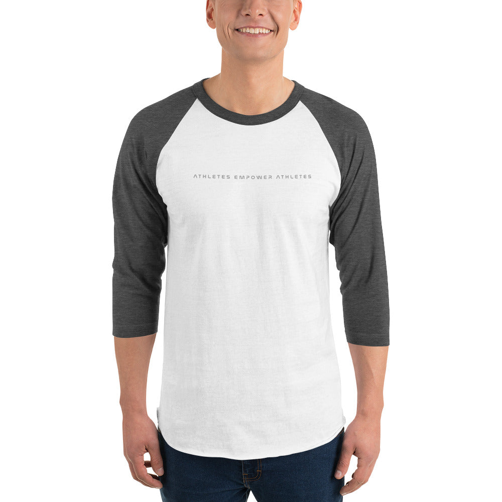 Athletes Empower Athletes - 3/4 sleeve raglan shirt by DarkByteGear