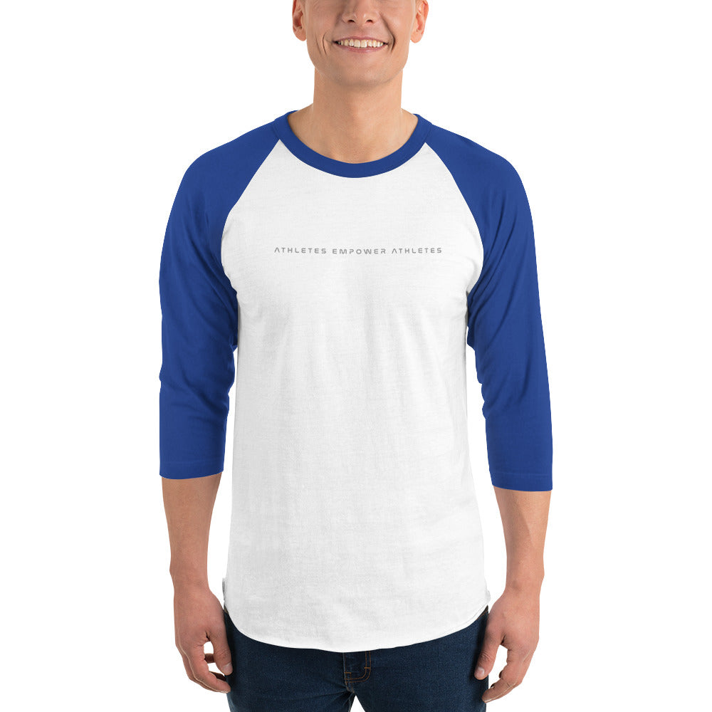 Athletes Empower Athletes - 3/4 sleeve raglan shirt by DarkByteGear
