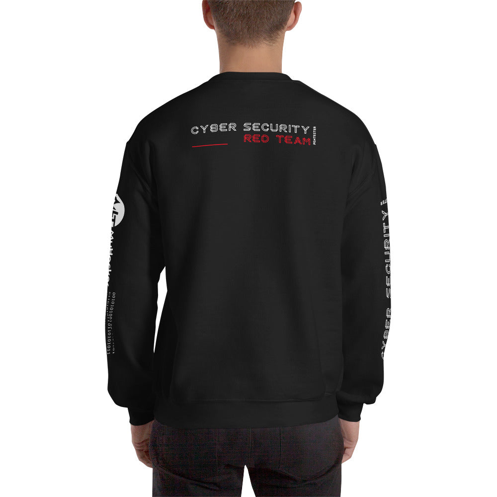 Cyber Security Red Team v2 - Unisex Sweatshirt (all sides print) by DarkByteGear