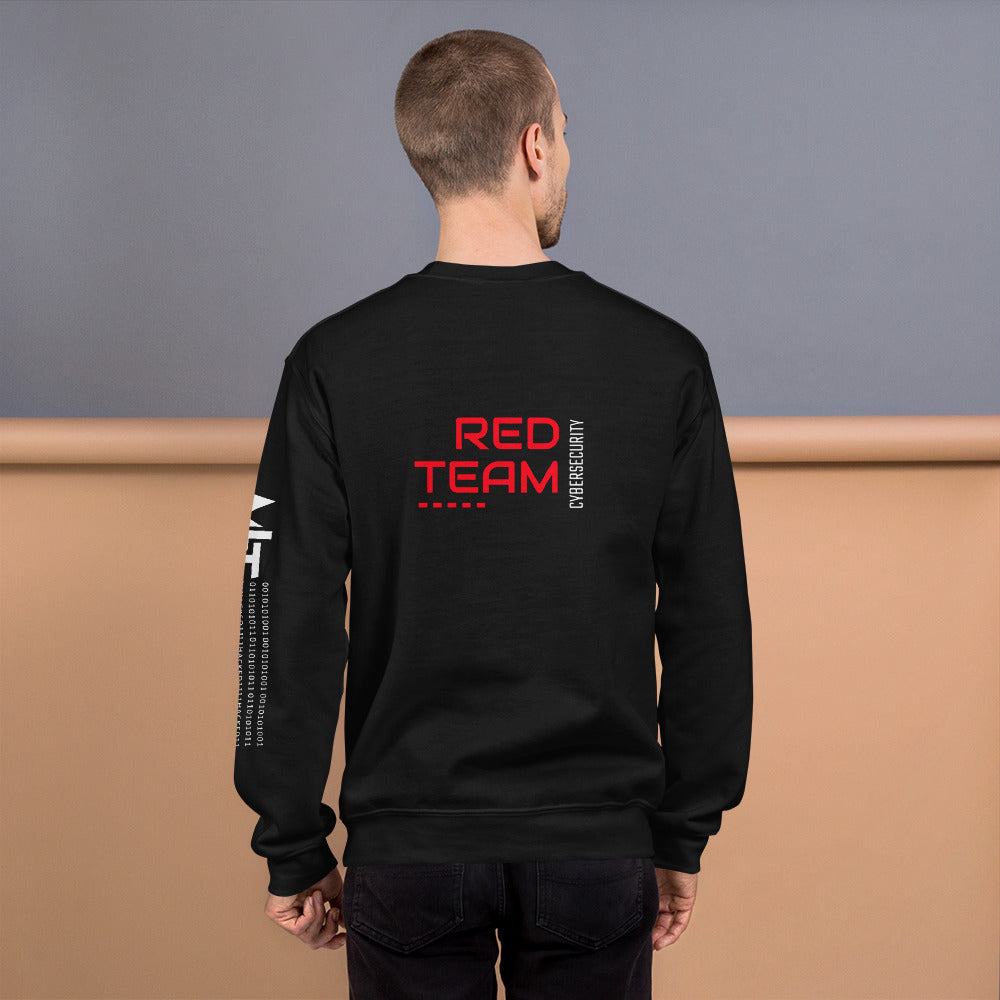 Cyber Security Red Team V14 - Unisex Sweatshirt ( Back Print ) by DarkByteGear