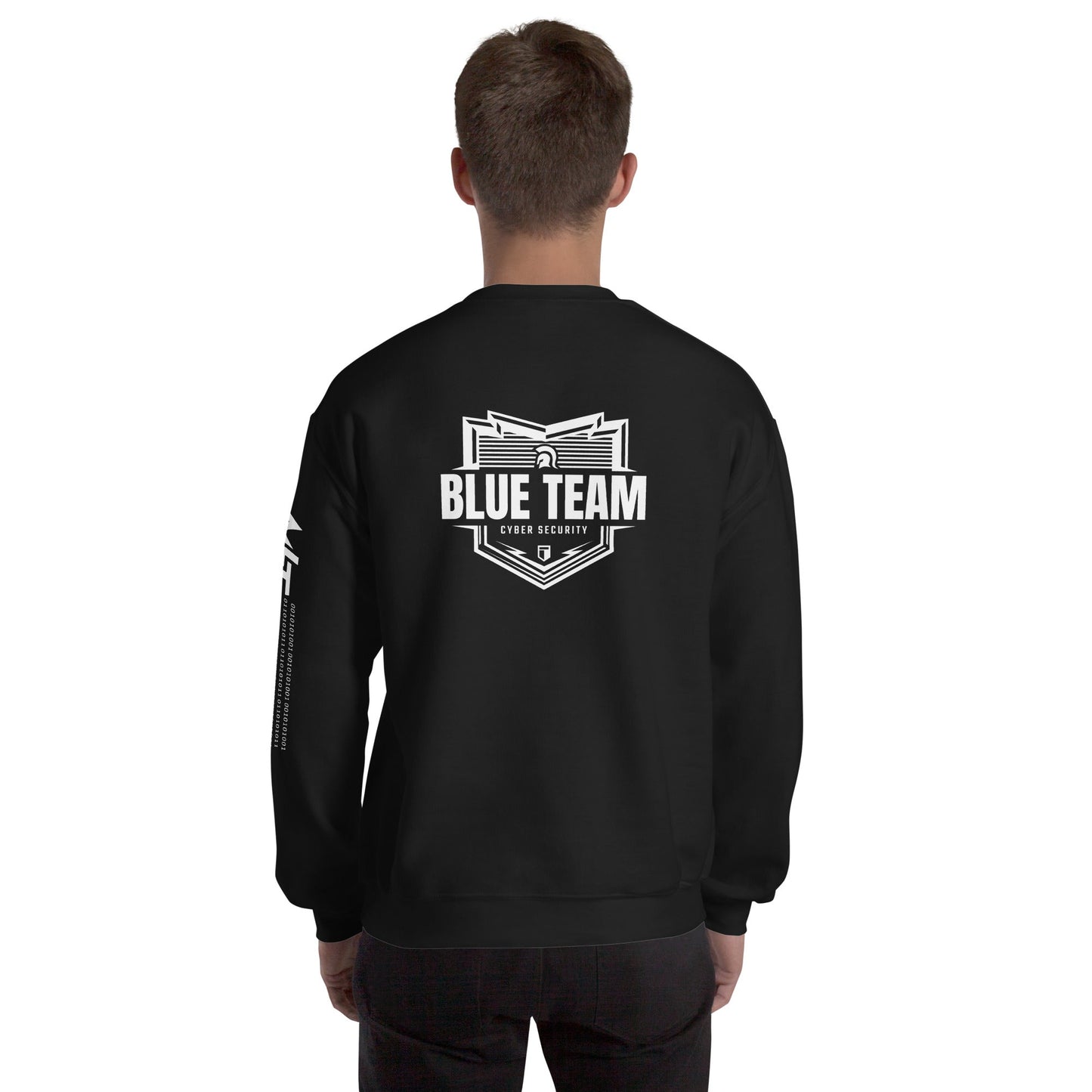 Cyber Security Blue Team V1 - Unisex Sweatshirt ( Back Print ) by DarkByteGear