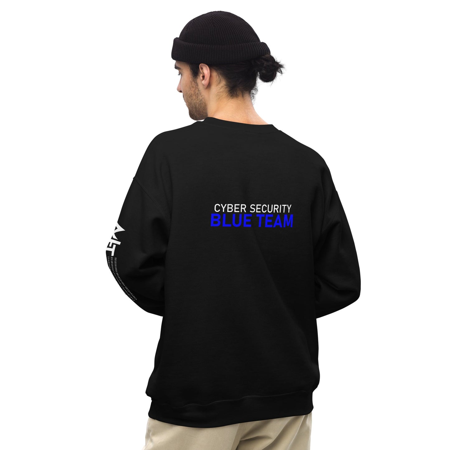 Cyber Security Blue team V4 - Unisex Sweatshirt ( Back Print ) by DarkByteGear