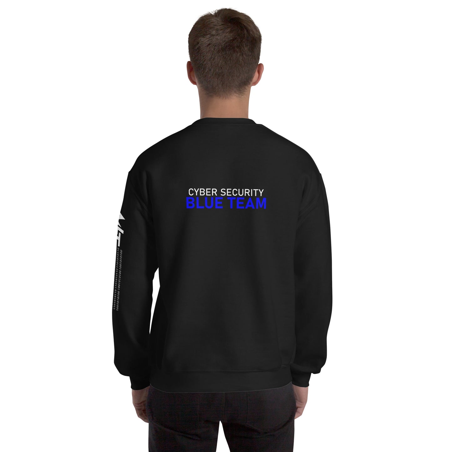 Cyber Security Blue team V4 - Unisex Sweatshirt ( Back Print ) by DarkByteGear