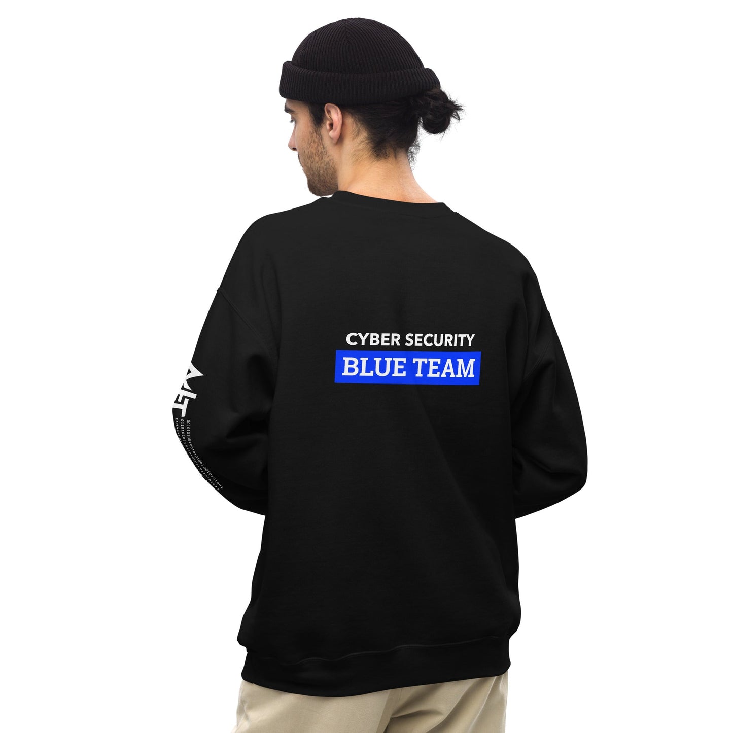 Cyber Security Blue Team V6 - Unisex Sweatshirt ( Back Print ) by DarkByteGear